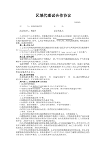 初創(chuàng)公司企業(yè)代理商試合作協(xié)議(新