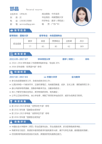 精選簡歷01