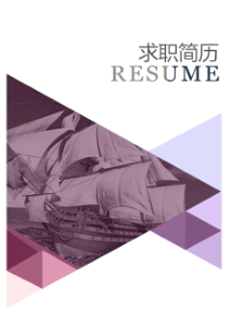 求職簡歷簡潔經(jīng)典四頁07