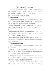 2023年鄉(xiāng)村振興工作情況報(bào)告