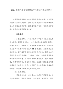 2024年燃?xì)獍踩珜ｍ椪喂ぷ鲗嵤┓桨竻⒖挤段?><p></p><p>一、總體要求（一）指導(dǎo)思想。</p><p></p><p>以習(xí)近平新時代中國特色社會主義思想為指導(dǎo)，全面貫徹黨的二十大精神，深入落實新發(fā)展理念，堅持人民至上、生命至上，堅持統(tǒng)籌發(fā)展和安全。</p><p></p><p>嚴(yán)格落實安全生產(chǎn)十五條和省安全生產(chǎn)65條硬措施，全面壓實企業(yè)主體責(zé)任、部門監(jiān)管責(zé)任和地方黨政領(lǐng)導(dǎo)責(zé)任，強化企業(yè)人員崗位安全責(zé)任和技能，“大起底”排查、全鏈條整治城鎮(zhèn)燃?xì)獍踩L(fēng)險隱患，堅決防范重特大事故發(fā)生。</p><p></p><p>健全法規(guī)標(biāo)準(zhǔn)，完善管理機制，強化科技賦能，全面提升排查整治質(zhì)量和城鎮(zhèn)燃?xì)獗举|(zhì)安全水平，推動燃?xì)獍踩卫砟Ｊ较蚴虑邦A(yù)防轉(zhuǎn)型，加快建立城鎮(zhèn)燃?xì)獍踩L效機制。</p><p></p><p>（二）工作原則。</p><p></p><p>——堅持安全為本、突出重點。</p><p></p><p>以保障人民群眾生命財產(chǎn)安全為根本，聚焦企業(yè)經(jīng)營、生產(chǎn)充裝、輸送配送、用戶使用、燃?xì)饩呱a(chǎn)流通使用、監(jiān)管執(zhí)法等各環(huán)節(jié)，緊盯餐飲企業(yè)等人員密集場所燃?xì)獍踩L(fēng)險隱患，采取精準(zhǔn)嚴(yán)格有力的措施集中攻堅，守牢安全發(fā)展底線。</p><p>——堅持系統(tǒng)治理、全面整改。</p><p>圍繞燃?xì)獍踩耙患隆比湕l明確、分解、落實安全生產(chǎn)相關(guān)責(zé)任，建立常態(tài)化聯(lián)合監(jiān)管機制，加大執(zhí)法力度，消除監(jiān)管空白，形成監(jiān)管合力。</p><p>落實落細(xì)各項措施和工作責(zé)任，全面排查整治各類風(fēng)險隱患，切實提高排查整治質(zhì)量，堅決遏制重特大事故發(fā)生。</p><p>——堅持創(chuàng)新引領(lǐng)、科技賦能。</p><p>加快推進(jìn)城鎮(zhèn)燃?xì)獍踩芾砝砟?、管理模式、管理手段?chuàng)新，全面提升信息化水平，加強物聯(lián)網(wǎng)、大數(shù)據(jù)、人工智能等新一代信息技術(shù)在燃?xì)夤芾碇械膽?yīng)用，大力推廣使用先進(jìn)技術(shù)、設(shè)備、工藝，依靠科技賦能提升本質(zhì)安全水平、保障燃?xì)獍踩\行。</p><p>——堅持遠(yuǎn)近結(jié)合、標(biāo)本兼治。</p><p>抓緊解決瓶裝液化石油氣全鏈條安全管理的突出問題，統(tǒng)籌推進(jìn)老化管道更新改造、城市生命線安全工程建設(shè)等工作，全面消除燃?xì)獍踩卮箫L(fēng)險隱患。</p><p>著力破解燃?xì)獍踩顚哟蚊軉栴}，既整治設(shè)施設(shè)備環(huán)境的“硬傷”，更補上制度管理和從業(yè)人員素質(zhì)的“軟肋”，夯實安全管理基礎(chǔ)，做到從根本上消除隱患、從根本上解決問題。</p><p>（三）工作目標(biāo)。</p><p>到2024年11月底，開展集中攻堅，各地全面排查整治城鎮(zhèn)燃?xì)馊湕l風(fēng)險隱患，建立整治臺賬，</p>
	</div>
        </div>
        
        <div   id=