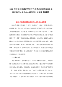 2025年區(qū)統(tǒng)計(jì)局理論學(xué)習(xí)中心組學(xué)習(xí)計(jì)劃與2025年局黨委理論學(xué)習(xí)中心組學(xué)習(xí)計(jì)劃文稿【兩篇】v
